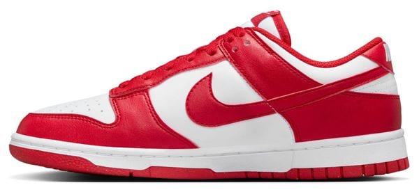 Sportswear Schuhe Nike Dunk Low Weiß/Rot Damen