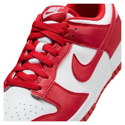 Sportswear Schuhe Nike Dunk Low Weiß/Rot Damen