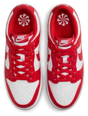 Sportswear Schuhe Nike Dunk Low Weiß/Rot Damen