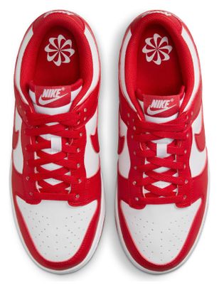 Chaussures Sportswear Nike Dunk Low Blanc/Rouge Femme