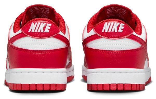 Sportswear Schuhe Nike Dunk Low Weiß/Rot Damen