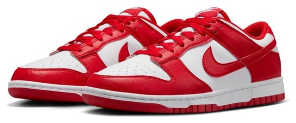 Sportswear Schuhe Nike Dunk Low Weiß/Rot Damen