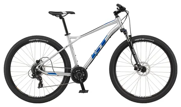 GT Aggressor Expert Hardtail MTB Shimano Tourney 8S 29'' Silber