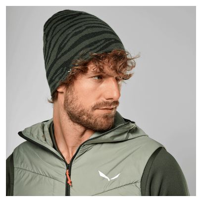 Salewa Sella Merino Crevasse Beanie Green