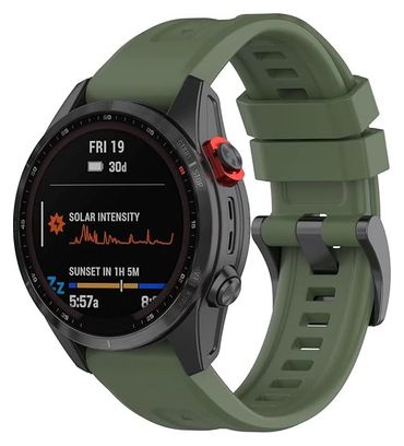 Silikon-Uhrenarmband – 26mm – Kompatibel mit GARMIN und COROS - Khaki
