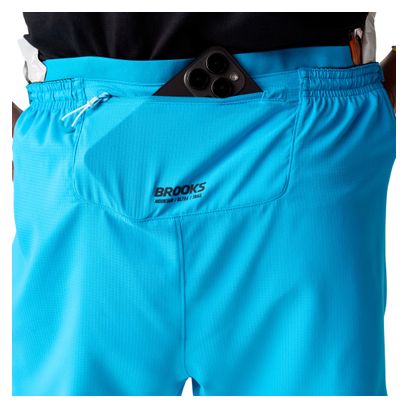 Short Brooks Cascadia Bleu Femme