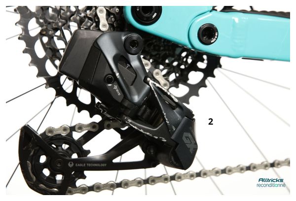 Scott Genius ST 910 full-suspension mountainbike met Sram GX AXS 12-speed en 169/180 cm wielmaat - Gereviseerd product