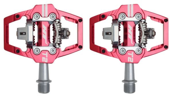 HT Components T2 Pedals Stealth Red