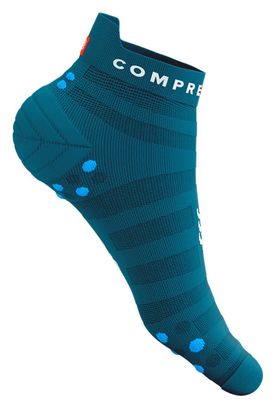 Compressport Pro Racing Socks v4.0 Ultralight Run Low Shaded Spruce Green