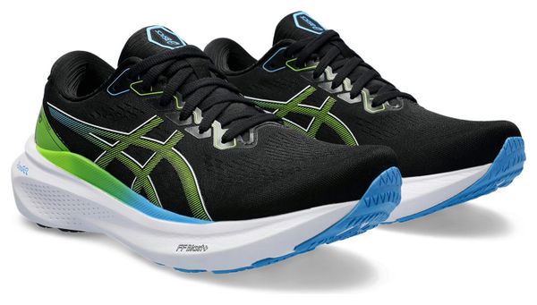 Asics Gel Kayano 30 Running Shoes Black Blue Green
