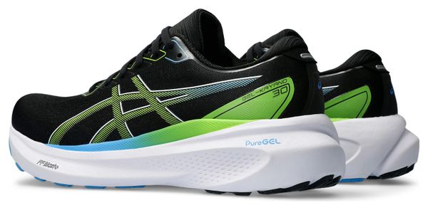 Asics Gel Kayano 30 Running Shoes Black Blue Green