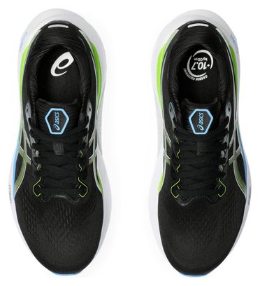 Chaussures de Running Asics Gel Kayano 30 Noir Bleu Vert