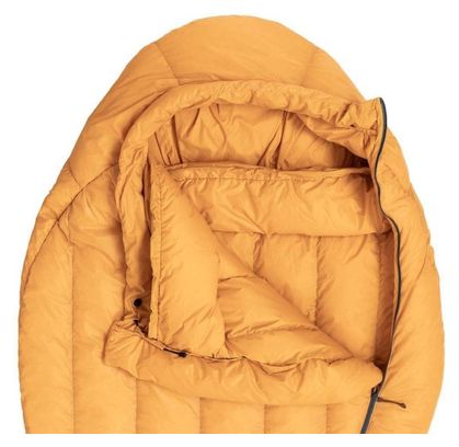 Turbat sac de couchage momie Ultar avec fermeture à glissière incurvée -21°C-Jaune