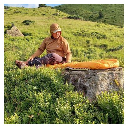 Turbat sac de couchage momie Ultar avec fermeture à glissière incurvée -21°C-Jaune