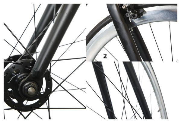 Produit Reconditionné - Vélo Fixie State Bicycle Company Matte Black 4 Flip/Flop 700c 