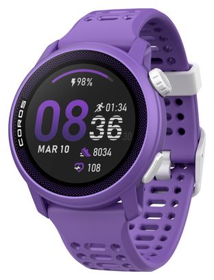 Montre GPS Coros Pace 3 Retro Bracelet Silicone Violet