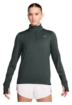 Nike Dri-Fit Swift Element UV Green Women's 1/2 Zip Top