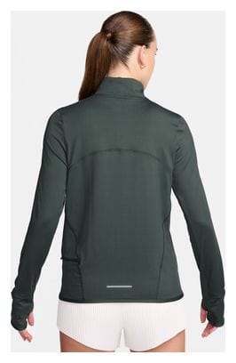 Nike Dri-Fit Swift Element UV Green Women's 1/2 Zip Top