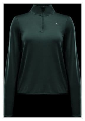 Nike Dri-Fit Swift Element UV Green Women's 1/2 Zip Top