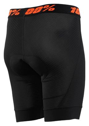 Shorts mujer 100% Crux Liner Negro / Naranja