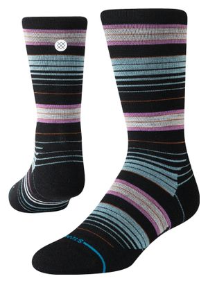 Chaussettes Stance Rockford Light Wool Crew Noir/Rose