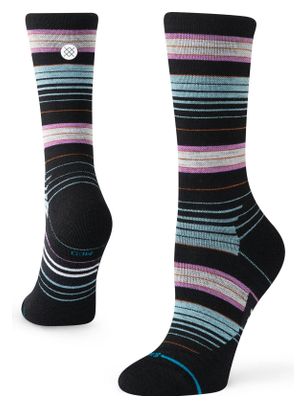 Chaussettes Stance Rockford Light Wool Crew Noir/Rose