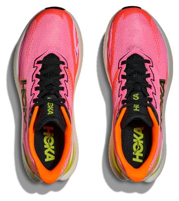Hoka Mach X 3 Running Shoes Pink/Orange Women