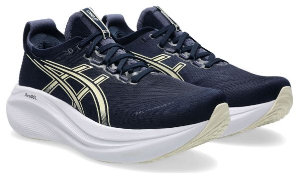 Asics Gel-Nimbus 27 hardloopschoenen blauw/geel heren