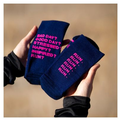 Sporcks Socken Just Run Blau/Pink