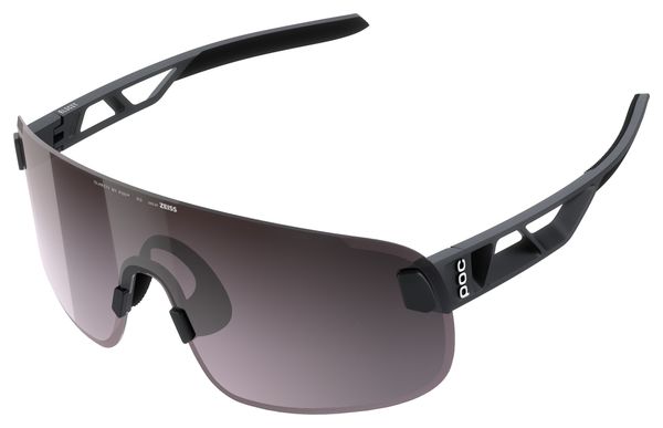 POC Elicit Sunglasses in Black/Clarity Road/Sunny Silver