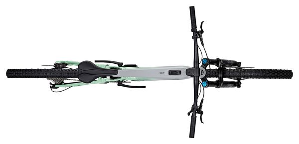 VTT Électrique Tout-Suspendu Focus SAM² 6.8 Shimano Deore 12V 800Wh MX (29/27.5'') Gris/Vert 2025