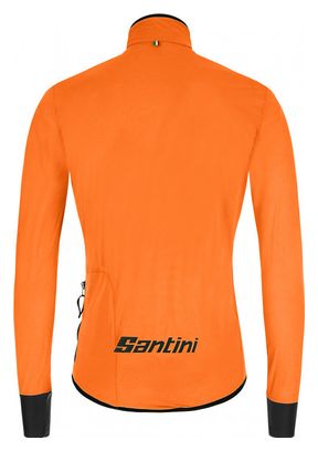 Veste Imperméable Santini Guard Nimbus Orange 