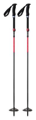 Bâtons MSR DynaLock Ascent Carbone Noir/Rouge