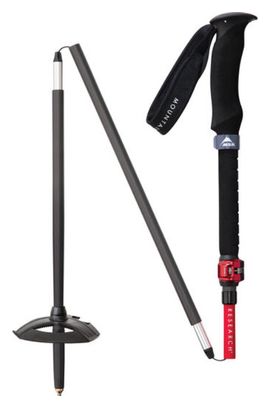 Bâtons MSR DynaLock Ascent Carbone Noir/Rouge