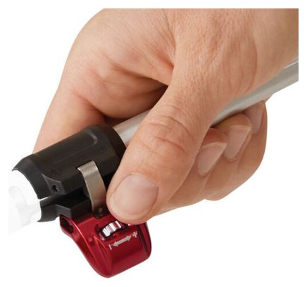 Bâtons MSR DynaLock Ascent Carbone Noir/Rouge