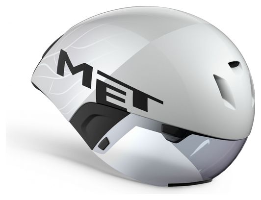 MET Codatronca Helmet White Silver Matt Glossy