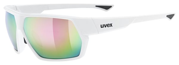 Uvex Sportstyle 238 Brille Weiß/Spiegelgläser Pink