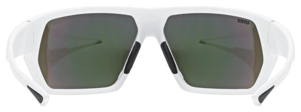 Uvex Sportstyle 238 White/Pink Mirror Glasses
