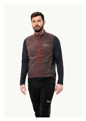 Gilet Sans Manches Jack Wolfskin Morobbia Alpha Rouge Foncé