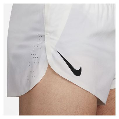 Nike Dri-Fit ADV Aeroswift 2in White split shorts
