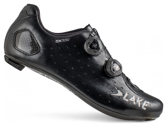 Chaussures de Route Lake CX332-X Noir / Argent