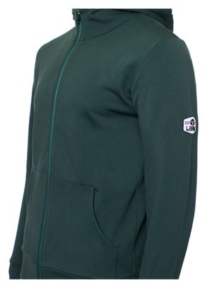 LeBram Écusson Hoodie Full Zip Fir Green
