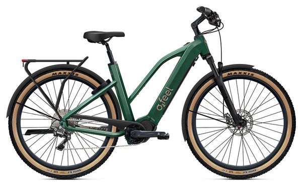 Bicicleta eléctrica de montaña O2 Feel Vern Adventure Power 8.1 Mid Shimano Deore 10V 720 Wh 27,5'' Verde Esmeralda