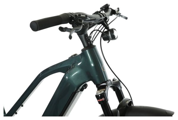 VTC Électrique O2 Feel Vern Adventure Power 8.1 Mid Shimano Deore 10V 720 Wh 27.5'' Vert Émeraude