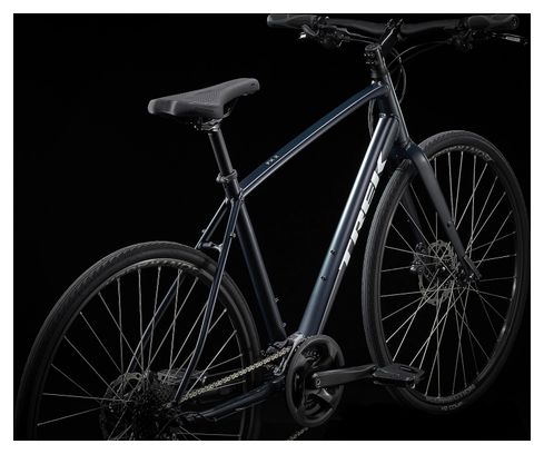 Produit Reconditionné - Vélo Fitness Trek FX 2 Disc Shimano Acera/Altus 9V 700 mm Bleu Nautical Navy 2023