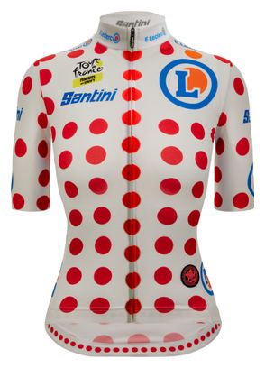 Santini Tour de France Women's Short-Sleeve Polka Dot Jersey