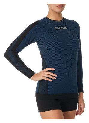 Sous-Maillot Manches Longues Sixs TS2 Bleu Unisexe
