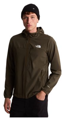 Giacca Softshell The North Face Nimble 2.0 Hoodie verde da uomo