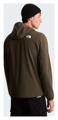 Giacca Softshell The North Face Nimble 2.0 Hoodie verde da uomo