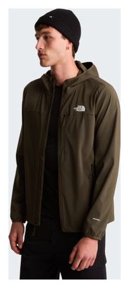 Giacca Softshell The North Face Nimble 2.0 Hoodie verde da uomo